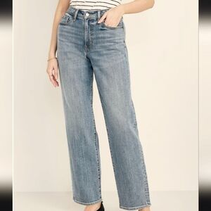 🌻NWT!! Old Navy mid rise loose fir boyfriend jean, size 18 Tall